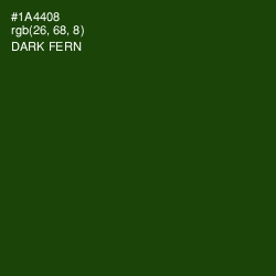 #1A4408 - Dark Fern Color Image